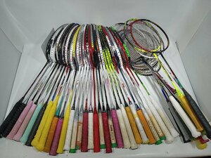 【未検品・ジャンク扱い】 バドミントンラケット 43点 大量まとめ売り YONEX/GOSEN/Apacs/A-WIN/ミズノ他 [12-2] No.2122