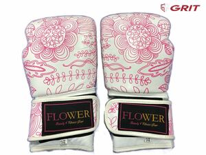 FLOWER BOXING GLOVE PINK LINE ボクシンググローブ