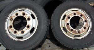 2本価格★パT7763②■245/70R19.5 136/134J TOYO M966 スチール 6.75 8穴 147-12ESP スタッドレス★条件付送料無料★TB 大型 JIS 地山