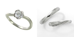 婚約指輪 安い 結婚指輪 セットリングダイヤモンド プラチナ 0.3カラット 鑑定書付 0.353ct Eカラー VVS2クラス 3EXカット H&C CGL