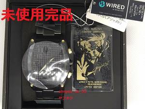 【激レア完品】「WIRED × METAL GEAR RISING LIMITED EDITION」メタルギア ライジング 限定1000本 時計 SW-GD-0001 雷電 MGS