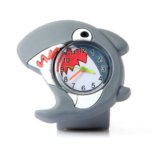 【 送料当社負担 】新作　腕時計　キッズ時計　子供用　スポーツ時計　漫画の腕時計　動物　昆虫　魚　KidsClock-04　◆　20):サメ