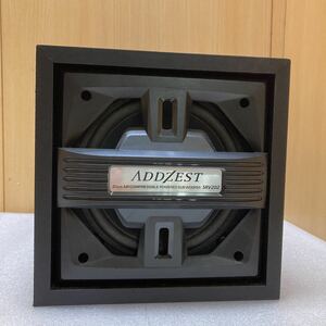 GXL8840 アゼスト　ADDZEST　 アンプ内蔵　20cm　サブウーファー　ウーハー　SRV202 動作確認済　現状品　1018