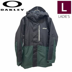 ● OAKLEY WMNS TNP TBT INSULATED JKT BLACK HUNTER GREEN Lサイズ レディース スノーボード スキー ジャケット 23-24 日本正規品