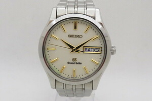 1円～【動作品】Grand Sieko グランドセイコー GS 腕時計 メンズ 9F83-9A40 デイデイト クォーツ　4-1-18