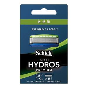 ☆シック Schick ハイドロ5 HYDRO5 PREMIUM 敏感肌 5枚刃8個入☆カミソリ 髭剃り☆長野県上田市より!!直接の引き取りOK!!早い者勝ち!!