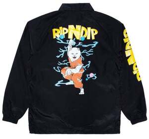 Ripndip Super Sanerm Coaches Jacket Black M コーチジャケット