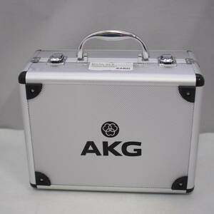 ※ケースのみ　中古品 AKG C414 XLII用 アーカーゲー コンデンサーマイク 収納ポーチ ハードケース　管理番号400