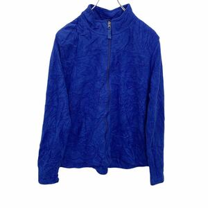 MERONA ジップアップフリースジャケット XLサイズ ビッグサイズ ブルー 古着卸 アメリカ仕入 t2201-4136