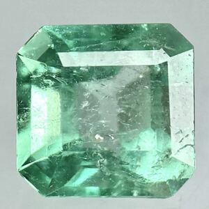 〔天然エメラルド0.596ct〕a約5.24×5.07mmソーティング付 ルース 裸石 宝石 ジュエリーjewerly emerald テEA0