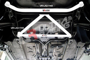 【Ultra Racing】 フロントメンバーブレース ポルシェ ボクスター 986K 96/10-04/12 [LA3-1103]