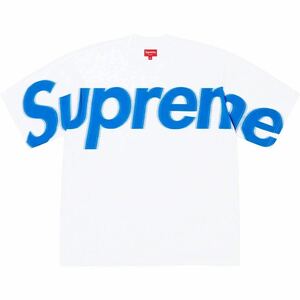 【新品未使用】 22AW 23 新品 Supreme シュプリーム INTARSIA S/S TOP Tシャツ カットソー 半袖 WHITE S ホワイト 白色 即決早い者勝ち