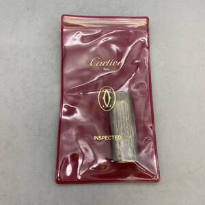 【B-16】Cartier カルティエ ガスライター 喫煙具 シルバーカラー ブランド 着火未確認