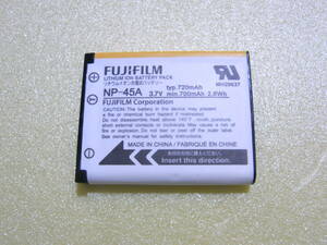 【即決】 FUJIFILM　フジフイルム 【純正品】 　バッテリー NP-45A　 動作品 1.