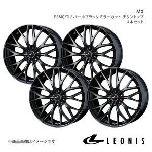 LEONIS/MX アルファード 10系 FF アルミホイール4本セット【16×6.5J5-114.3 INSET40 PBMC/TI】0039041×4