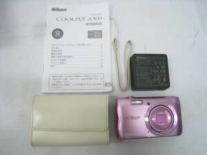 NIKON ニコン COOLPIX クールピクス A300 コンパクト デジタルカメラ デジカメ ピンク