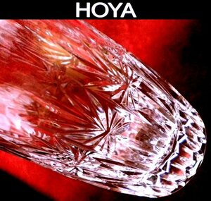 売切 HOYA クリスタル グラス 容量250cc 1客 日本製 未使用品 箱無 E/F、寸法φ上59/中62/下52×H124mm、重量300ｇ 口元厚1.6mm 底厚17mm