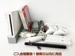 【1円】任天堂 ニンテンドーWii 本体 周辺機器 ソフト まとめ売り セット 未検品ジャンク リモコン コントローラー等 DC04-138jy/G4