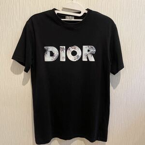 Dior HOMME ディオールオム Tシャツ Daniel Arsham ブランドロゴ クルーネックTシャツ サイズXS