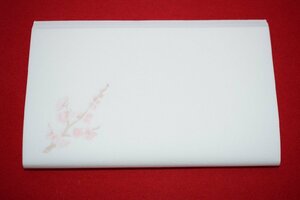 茶道具 懐紙 絵懐紙 梅 懐紙 1帖(30枚) 17.5×14.5cm kaishi23-12