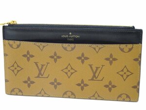 箱・袋 ルイヴィトン/LOUIS VUITTON モノグラム リバース スリム パース M80390 財布 カードケース RFID