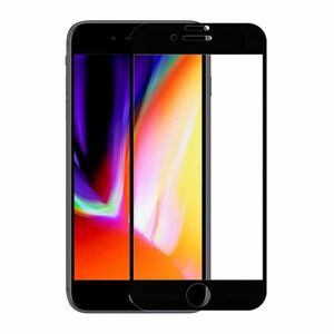 iPhone SE3 第3世代 SE2 第2世代 iPhone7 iPhone8 4.7インチ 9H 0.26mm 枠黒色 全面保護 強化ガラス 液晶保護フィルム 2.5D KC119