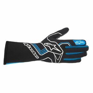 alpinestars(アルパインスターズ) レーシンググローブ TECH-1 RACE V3 GLOVES Mサイズ 17 BLACK BLUE [FIA8856-2018公認]