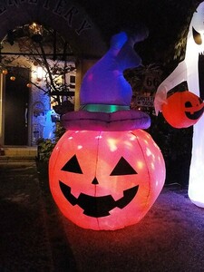 【在庫あり】 ハロウィン パンプキンディスコ　エアーディスプレイ アメリカ雑貨 パーティー 飾り ハロウィン 飾り