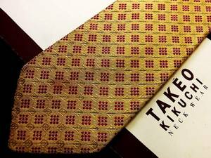 ■■SALE④■№3451タケオ キクチの織ネクタイ