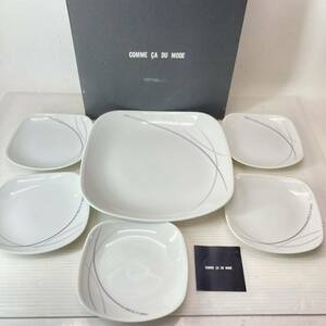 COMME CA DU MODE コムサデモード Noritake ノリタケ WAVE パーティー セット スクエア プレート 大皿 小皿 PA6852/1617 食器 箱付 未使用