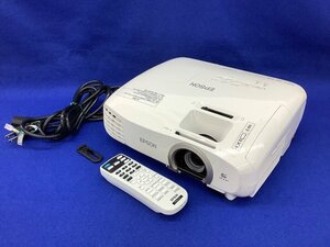 EPSON LCDプロジェクター/ホワイト/リモコン付 EH-TW5200 通電・点灯確認済 中古品 ACB