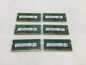 【960】SK hynix DDR4 8GB×6枚 1R×8 PC4-2400T ノートPC用メモリージャンクセット