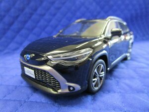 【店頭展示用】現状　TOYOTA純正　1/30見本ミニカー　COROLLA　CROSS　カラー：218　アティチュードブラックマイカ