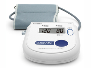 新品■CITIZEN 電子血圧計 上腕式 CH-452-WH