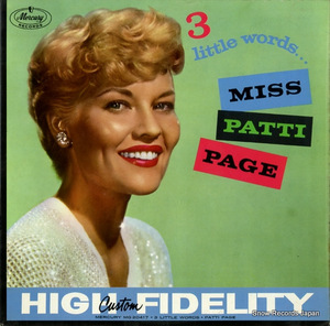 パティ・ペイジ 3 little words... miss patti page MG20417