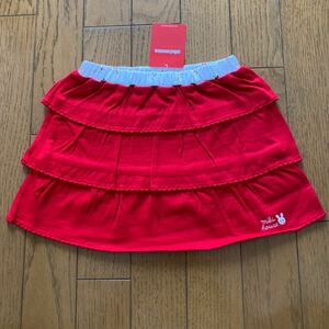 SALE　即決　新品　ミキハウス　スカート　90 赤　日本製
