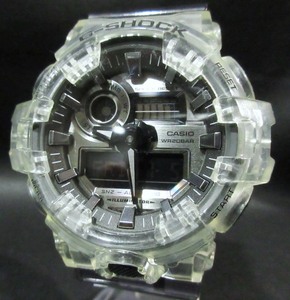 カシオ G-SHOCK ショック SPECIAL COLOR クリア スケルトン GA-700SK-1A 腕時計 ウォッチ