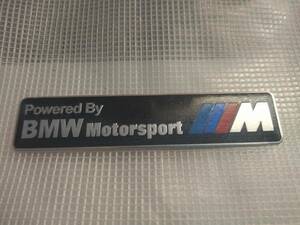 【送料無料】BMW Motorsport M Performance エンブレムプレート　横12.1cm×縦2.8cm ⑥ 