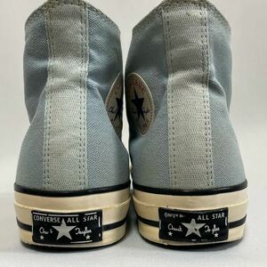 売り切り◎ 1円スタート CONVERSE ADDICT CHUCK TAYLOR CANVAS HI チャックテイラー キャンバス　ハイカット 1C1125 US8.5 27cm サックス 