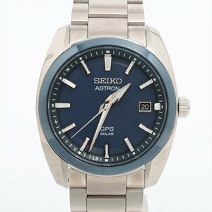 ■ 1円 ～ 正規 中古 美品 参定18.7万■ セイコー SEIKO ■ アストロン オリジン SBXD003 ■箱保 ブルー 青 ソーラー GPS Global Authentic