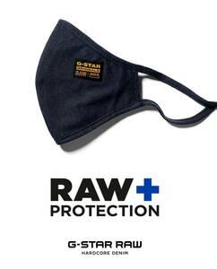 5枚セット☆G-STAR RAW FACIAL MASKS／ジースターロウ フェイシャルマスク 【大人用】ダークネイビー（20回洗濯可100日分）