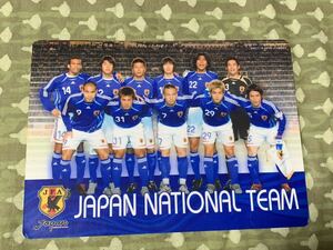 サッカー　日本代表　下敷き　サムライブルー