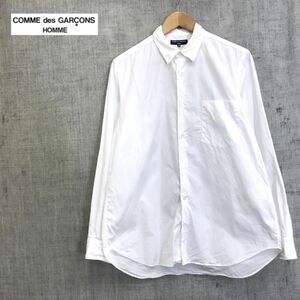 G74-N◆ COMME des GARCONS HOMME コムデギャルソン オム 長袖シャツ 白シャツ トップス ◆ sizeM ホワイト コットン100 メンズ