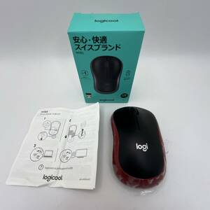 Logicool ロジクール ワイヤレス 光学式 3ボタン レッド M185RD (OI0565)