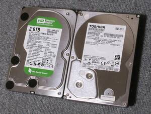 ■2台セット■3TB/2TB■S-ATA■3.5インチ■