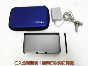 【1円】任天堂 ニンテンドー3DSLL 本体 SPR-001 シルバー/ブラック ゲーム機本体 初期化/動作確認済 J02-206yk/F3