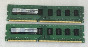 PANRAM PC3-12800U 8GB 2枚組 1セット 16GB DDR3 デスクトップ用 メモリ 240ピン ECC無し DDR3-1600 8GB 2枚で 16GB DDR3 DESKTOP RAM