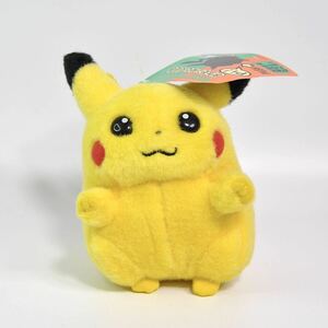 初期 ポケットモンスター ポケモン ピカチュウ ぬいぐるみ おなかを押すとなくヨ! TOMY トミー タグ付き 当時物