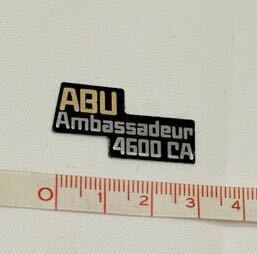 デッドストック　ABU 4600CA フェイスステッカー　オリジナル　未使用　アブ　ambassadeur