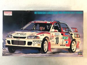 【未組立プラモデル】長谷川 MITSUBISHI ランサーGSR 1995スウェディッシュラリーウィナー 1/24《組説付》HASEGAWA 三菱 LANCER 日本製 ▲